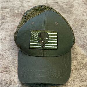 HT(Highland Tactical) Trucker Mesh Back OSFM Hat/Cap Punisher NWOT